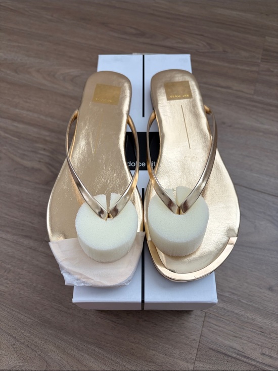 Dolce Vita Shoes - Dolce Vita Gold Daina Sandals